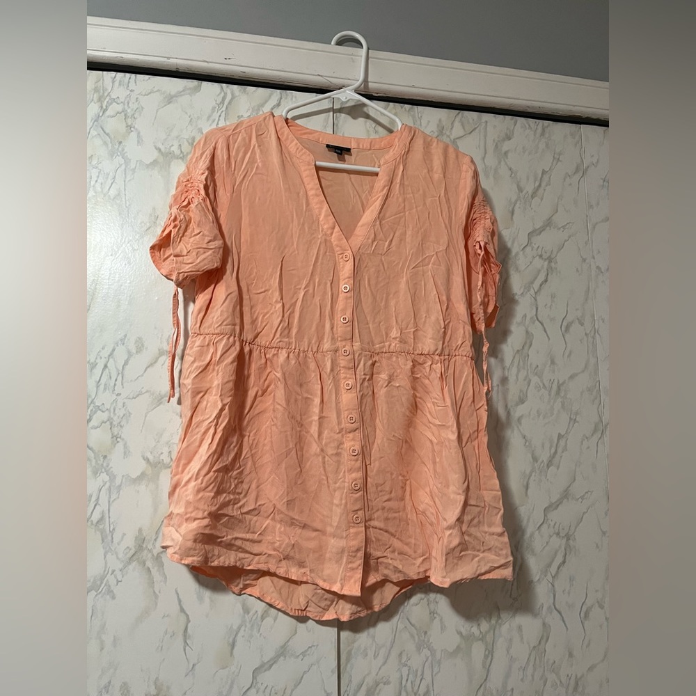 Torrid - Peach Babydoll Top